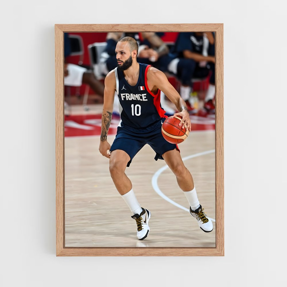 Poster Evan de fournier – affiche Basketball (vue 4)